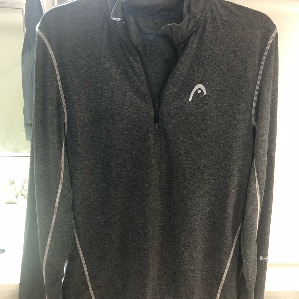 Head Gray Quarter-Zip Pullover